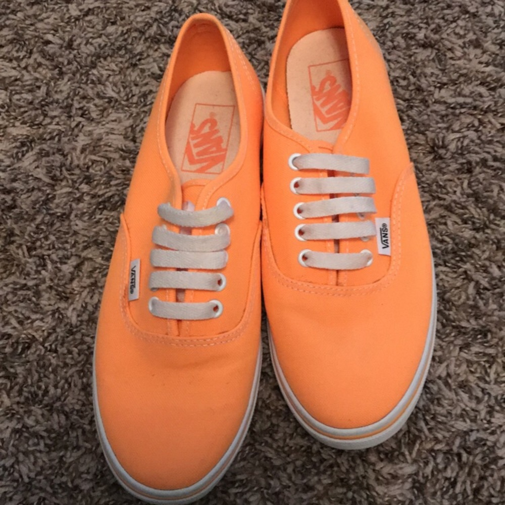 Women’s Bright Orange Vans